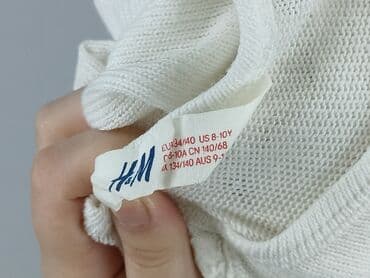 swetrowa sukienka h: Sweater, H&M, 10 years, 134-140 cm, condition - Very good — 4