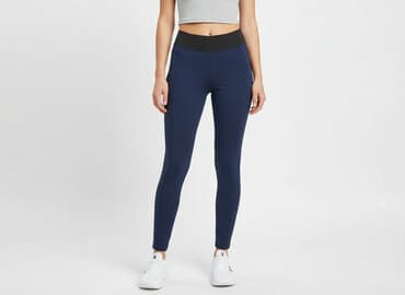 legginsy granatowe damskie: Esmara, Legginsy Sportowe damskie, rozmiar M — 7