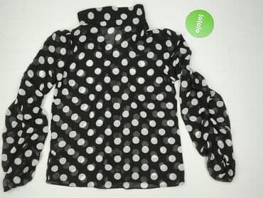 czarne bluzki w biale grochy: By very, Bluzka damska, M — 3