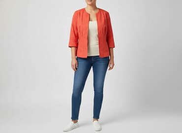 marynarki plus size damskie: Vissavi, Marynarka damska, rozmiar XL — 6