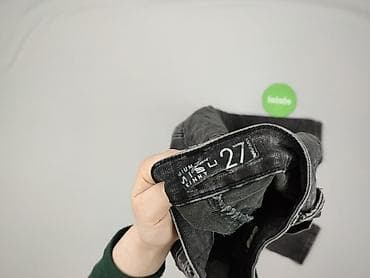 botki z klamrami: Amisu, Jeansy damskie, rozmiar S — 4