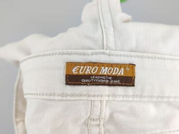 jeans wysoki stan: Spodnie 3/4 damskie, rozmiar M — 4