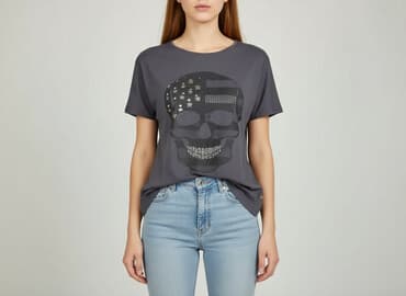 vans t shirty skull: T-shirt damski, rozmiar S — 1