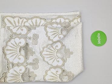 Ażurowa firana/zasłona z motywem muszli i kwiatów - Kolor: ecru z w lalafo.pl — 3 Ażurowa firana/zasłona z motywem muszli i kwiatów - Kolor: ecru z — 3