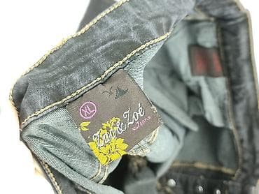 jeansy patchworkowe: Jeansy damskie, rozmiar XL — 5