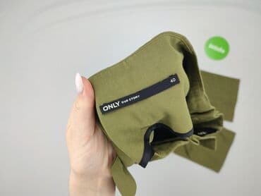 kozaki lasocki: ONLY, Spodnie materiałowe damskie, L — 4