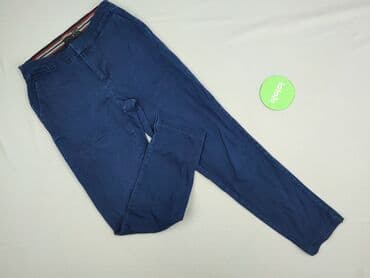 granatowe chinosy damskie: Esmara, Spodnie materiałowe damskie, rozmiar XS — 2