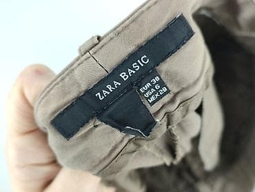 klapki zakopianki: Zara, Spodnie materiałowe damskie, rozmiar S — 4