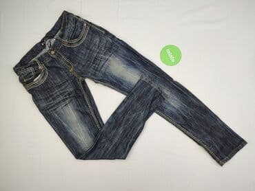 jeansy damskie granatowe: Jeansy damskie, rozmiar M — 2