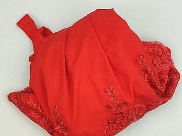 czerwoną sukienki: Sukienka damska, rozmiar S — 4