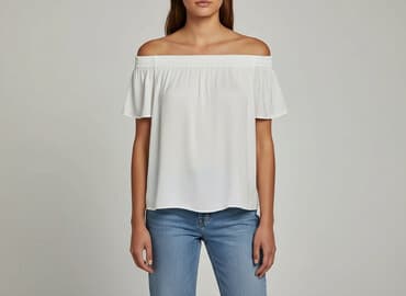 bluzka z odkrytym ramieniem allegro: Second Female, Bluzka damska, rozmiar M — 6