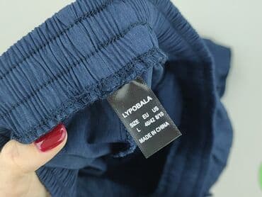 spodnie dresowe bojowki: Spodnie cargo damskie, rozmiar L — 4