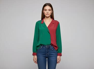 koszulka do garnituru damskiego: Bluzka damska, M — 6