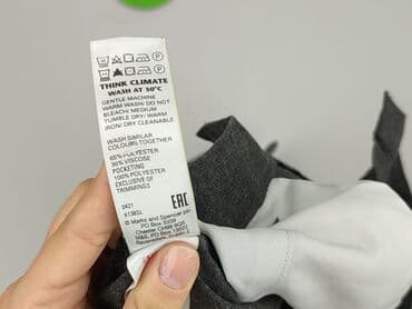 spodnie woskowane matowe: Material trousers, Marks & Spencer, 10 years, 140, condition - Perfect — 5