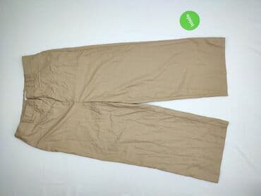 legginsy damskie plus size: H&M, Material trousers for women, size 3XL (EU 46) — 2