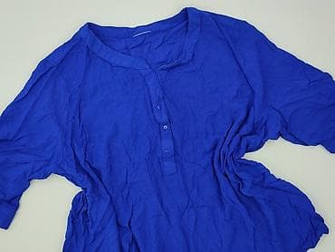 chabrowa bluzki plus size: Imię, Bluzka damska, rozmiar 4XL — 1