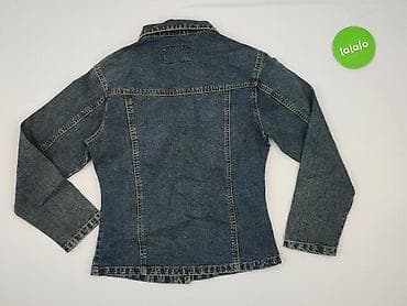 pull and bear mom fit jeans: Kurtka jeansowa damska, rozmiar S — 3