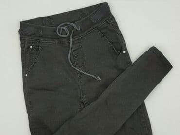 czarne legginsy push up legginsy podkreślające pośladki: Jeansy damskie, M — 1