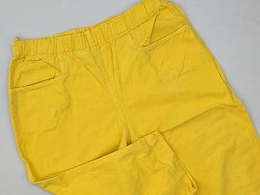 jeansy ecru: Spodnie 3/4 damskie, rozmiar XL — 2