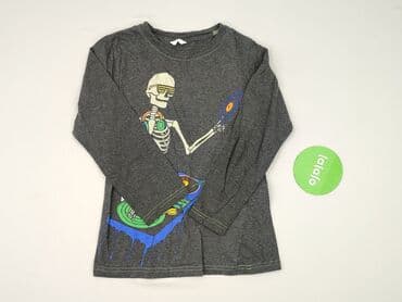 koszulka z jack daniels: Blouse, H&M, 10 years, 134-140 cm, condition - Very good — 2