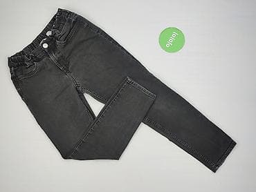 hm topy basic: Spodnie jeansowe, H&M, 13 lat, 152/158, stan - Bardzo dobry — 2