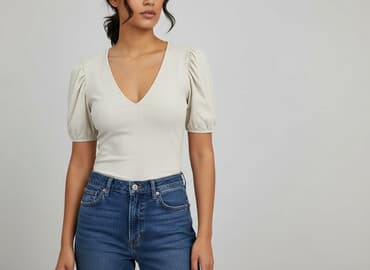 koszula z bufkami zara: Zara, Women's blouse, size M — 1