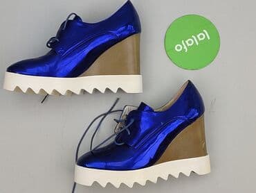 ccc srebrne sandały na obcasie: Półbuty damskie, rozmiar 39 — 3