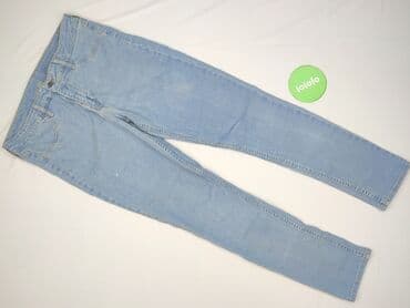 koszula niebieska hm: H&M, Jeansy damskie, rozmiar L — 2