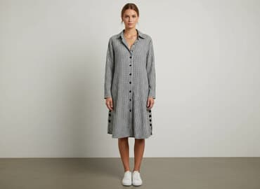 sukienka damska w kratę: Sukienka damska, rozmiar S — 6