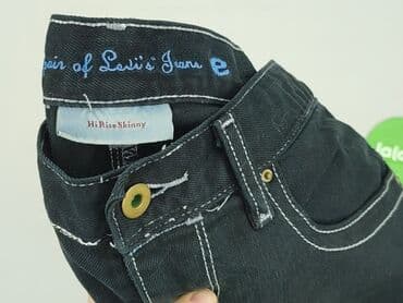 krótkie czarne skórzane spodenki: Szorty damskie, rozmiar M — 4