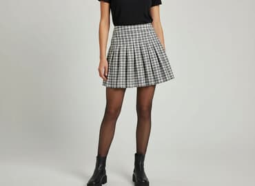 bershka spódnice w kratę: Bershka, Spódnica damska, rozmiar M — 1