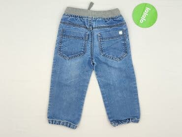 simple bluzki: Spodnie jeansowe, Topomini, 12-18 miesięcy, stan - Bardzo dobry — 3