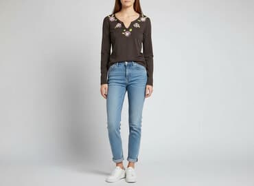 czekoladowa bluzki: Bluzka damska, rozmiar S — 6