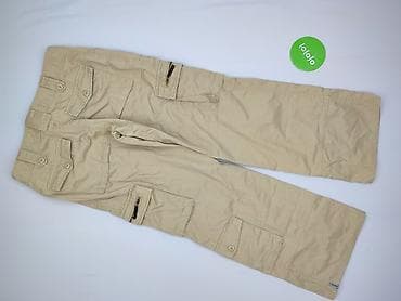 pull and bear garnitury: Męskie spodnie cargo Maribo - Kolor: beżowy/khaki - Fason: cargo — 3