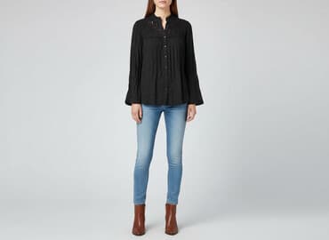 koszula niebieska hm: H&M, Koszula damska, rozmiar XS — 6