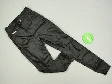 winylowe spodnie pull and bear: Spodnie materiałowe damskie, rozmiar XS — 2