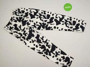 kamizelka w krowie łaty: Spodnie materiałowe damskie, rozmiar M — 3