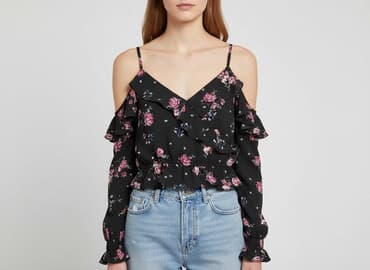 marynarka w kratę damska h m: H&M Divided, Bluzka damska, rozmiar XS — 7