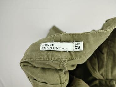 spodnie czarne cargo bershka: House, Spodnie cargo damskie, rozmiar XS — 4