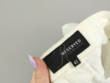 костюми жіночі класичні: Reserved, Spodnie materiałowe damskie, rozmiar XL — 4