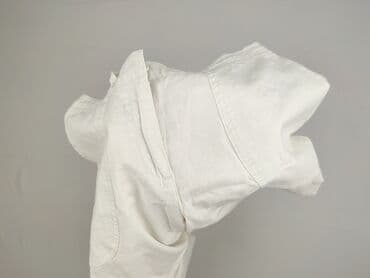 biale spodnie dresowe mohito: Bpc bonprix collection, Material trousers for women, size XL — 6