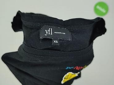 tshirt czarny: Reserved, T-shirt damski, rozmiar XS — 4