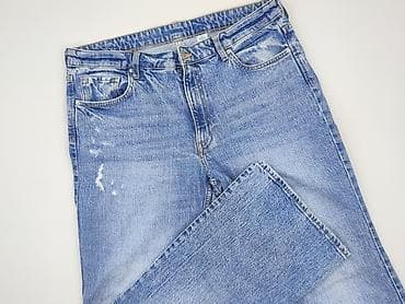 spodnie hm czarne: H&M, Jeansy damskie, rozmiar L — 1