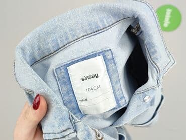 lidl spodnie przeciwdeszczowe: Dziecięca kurtka jeansowa, 3-4 lat, 98-104 cm, Sinsay, stan - Bardzo dobry — 4