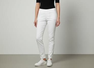 spodnie woskowane zalando: Zara, Spodnie materiałowe damskie, rozmiar L — 7