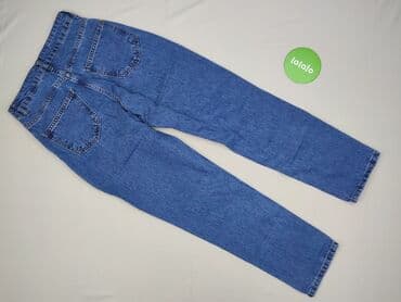 dżinsy z dziurami z wysokim stanem: Jeansy damskie, rozmiar S — 4