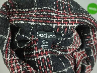 kurtka koszulowa w krate damska: Boohoo, Kurtka damska, rozmiar M — 4