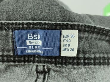 bershka buty przecena: Bershka, Jeansy damskie, rozmiar S — 4