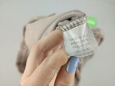 kremowe dresy: Spodnie dresowe damskie, rozmiar XL — 4