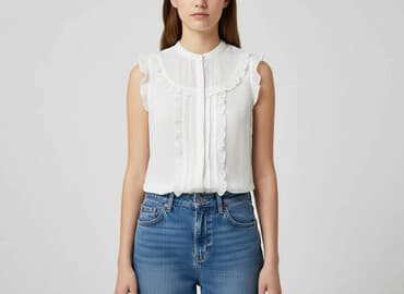 bluzka bez rękawów h m: H&M, Bluzka damska, rozmiar S — 1